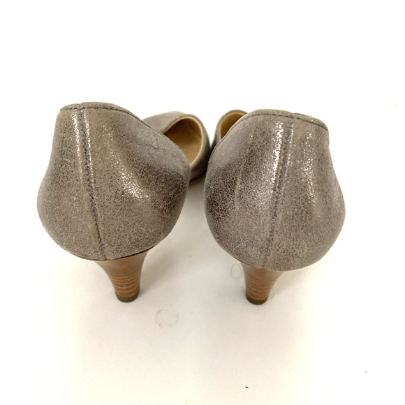 Paul Green Julia Metallic D'Orsay Pump Smoked Brushed Shimmer Point 6 UK… - Picture 7 of 9